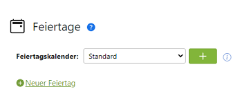 Feiteragskalender Zeiterfassung