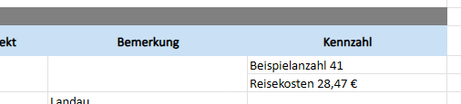 Excel-Export Arbeitszeit