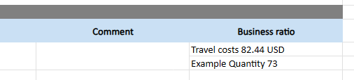 Excel export of working hours