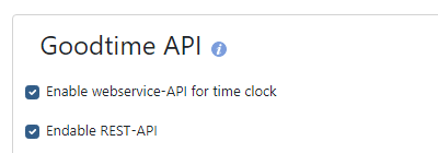 web-based time tracking - API's for software developers