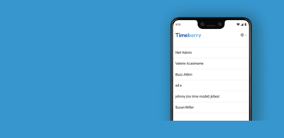 Timeberry - Software di stazione orologio compatibile per Android