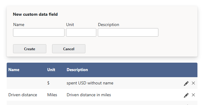 Create custom fields