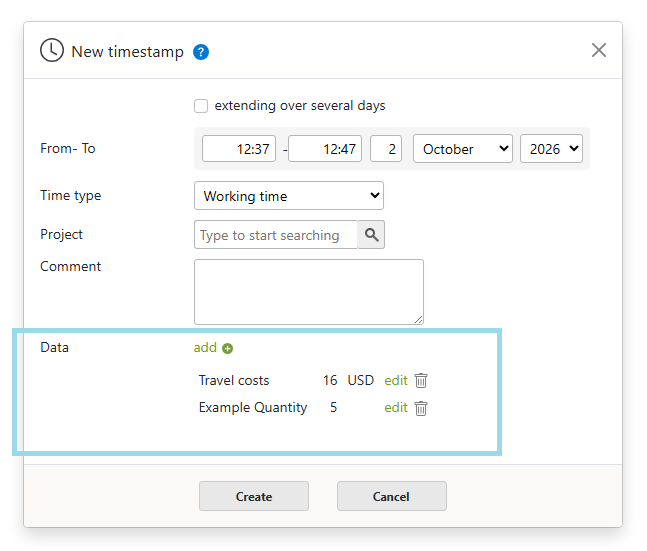 Custom fields