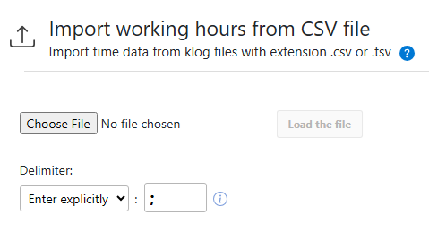 CSV Import Delimiter