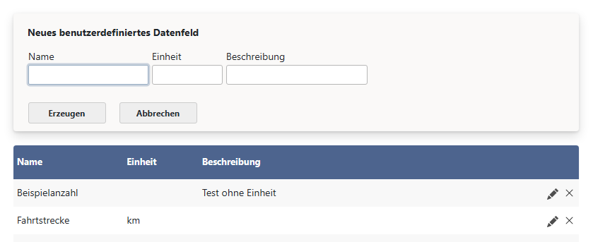 Benutzerdefinierte Felder