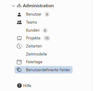 Benutzerdefinierte Felder