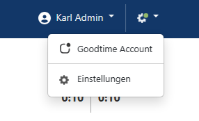 Zeiterfassung Einstellungen